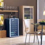 Danby 36 Bottle Free-Standing Wine Cooler in Platinum - (DWC350BLP)