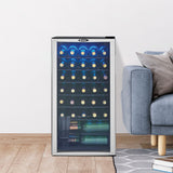 Danby 36 Bottle Free-Standing Wine Cooler in Platinum - (DWC350BLP)