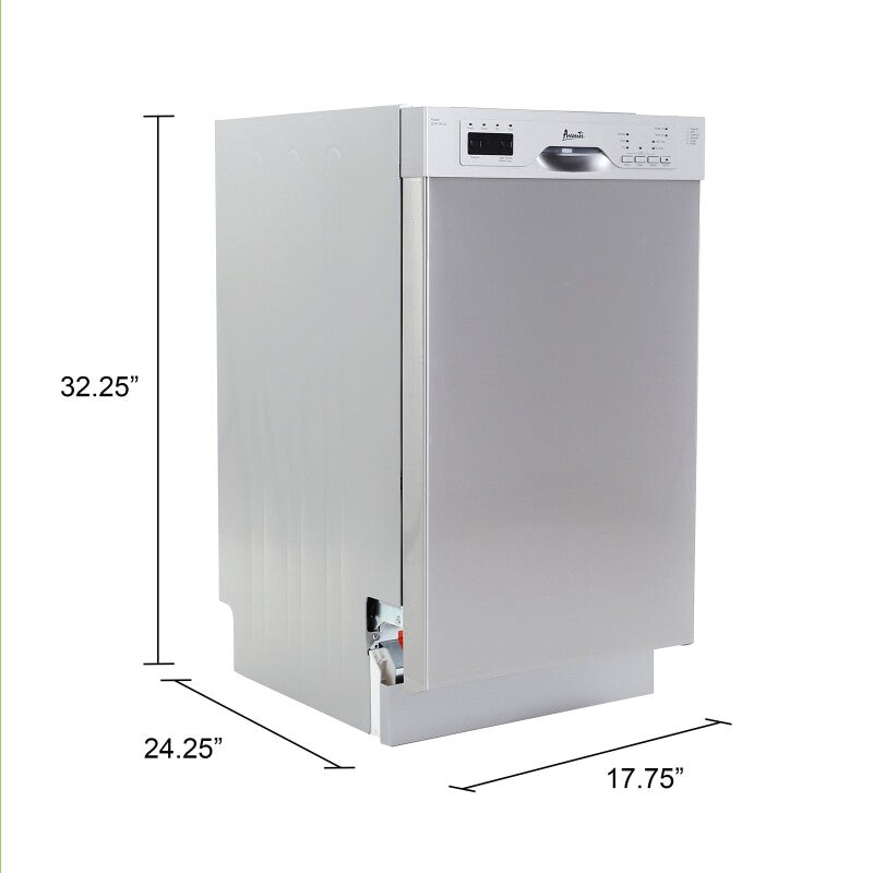 18" Built In Dishwasher - (DWF18V0W) - AVANTI