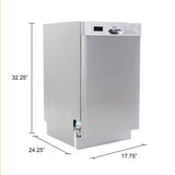 18" Built In Dishwasher - (DWF18V0W) - AVANTI
