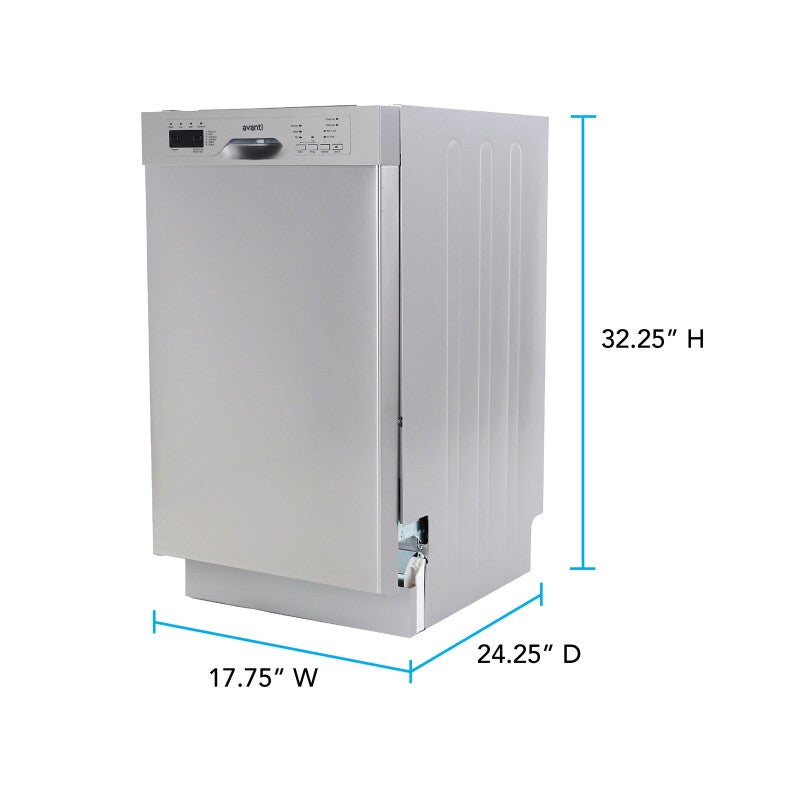 18" Built In Dishwasher - (DWF18V0W) - AVANTI