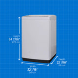 Danby 1.6 cu. ft. Compact Top Load Washing Machine in White - (DWM055A1WDB6)