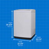Danby 1.8 cu. ft. Compact Top Load Washing Machine in White - (DWM065A1WDB6)