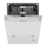 AutographEdition 24" Monument Series 3rd Rack Top Touch Control Tall Tub Dishwasher in Custom Panel Ready with Polished Gold Handle 45dBa - (DWMTZ24G) -
