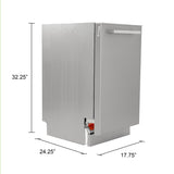 18" Built In Dishwasher - (Dwt18v3s) - AVANTI