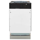 AutographEdition 18” Tallac Series 3rd Rack Top Control Dishwasher in Custom Panel Ready with Champagne Bronze Handle 51dBa - (DWVZ18CB) -