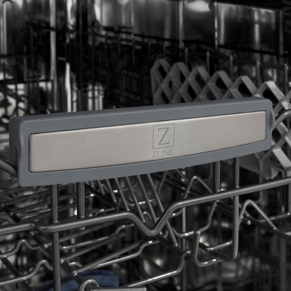 AutographEdition 18” Tallac Series 3rd Rack Top Control Dishwasher in Custom Panel Ready with Champagne Bronze Handle 51dBa - (DWVZ18CB) -