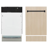 AutographEdition 18” Tallac Series 3rd Rack Top Control Dishwasher in Custom Panel Ready with Matte Black Handle 51dBa - (DWVZ18MB) -