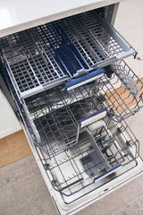 AutographEdition 24" Tallac Series 3rd Rack Top Control Built-In Tall Tub Dishwasher in Custom Panel Ready with Matte Black Handle 51dBa - (DWVZ24MB) -