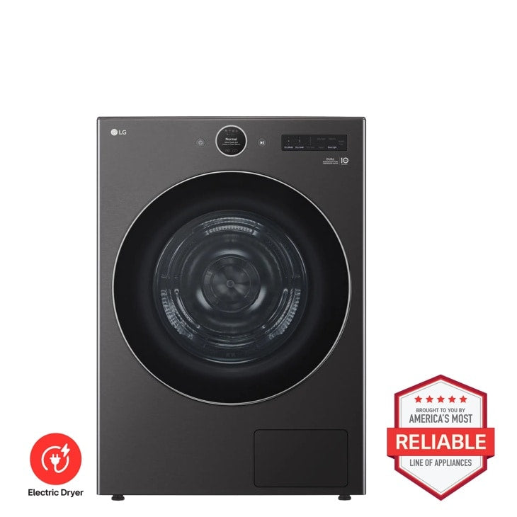 LG DLHC5502B Heat Pump Ventless Electric Dryer front view