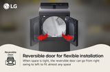 LG DLG8201L Gas Dryer features infographic