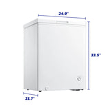 Element 5.0 cu. ft. Chest Freezer - White (ECF50MD1BW) - (ECF50MD1BW) - ELEMENT APPLIANCE