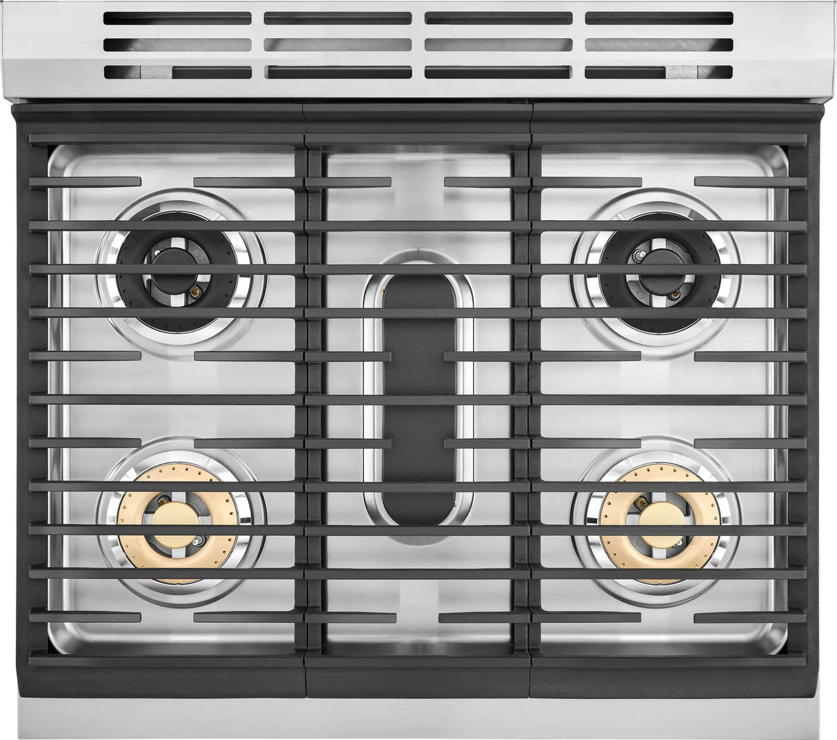 Electrolux 30" Front Control Freestanding Gas Range with Convection, 5 Burners, Stainless Steel - ECFG3068AS