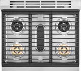 Electrolux 30" Front Control Freestanding Gas Range with Convection, 5 Burners, Stainless Steel - ECFG3068AS