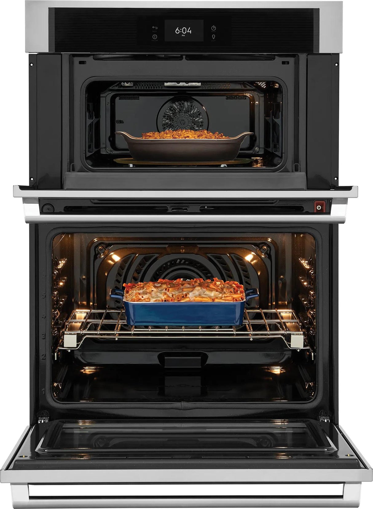 Electrolux 30" Electric Wall Oven &amp; Microwave Combination with Convection, Stainless Steel - ECWM3012AS