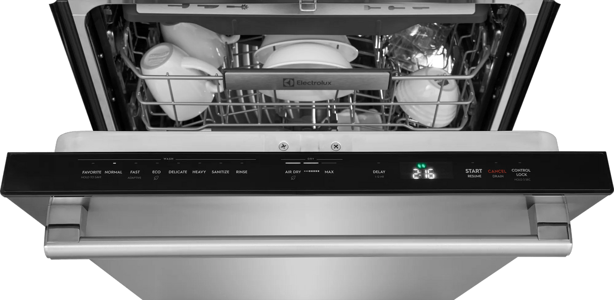 Electrolux EDSH4944CS dishwasher – control panel