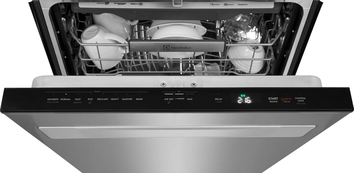 Electrolux EDSP4944CS dishwasher – control panel