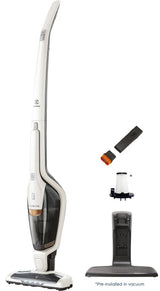Electrolux Ergorapido Cordless 2-in-1 Stick &amp; Handheld Vacuum, Satin White