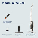 Electrolux Ergorapido Cordless 2-in-1 Stick &amp; Handheld Vacuum, Satin White
