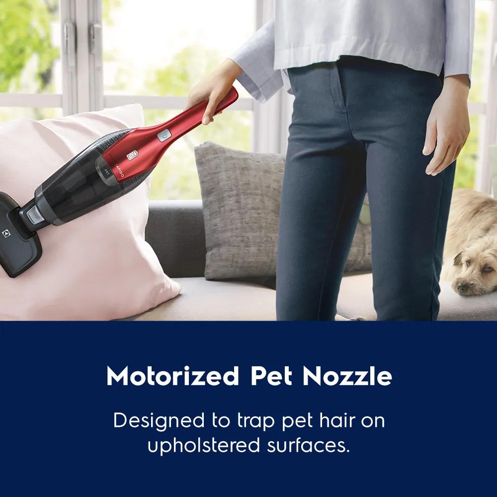 Electrolux Ergorapido Pet Cordless 2-in-1 Stick &amp; Handheld Vacuum, Chili Red