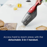 Electrolux Ergorapido Pet Cordless 2-in-1 Stick &amp; Handheld Vacuum, Chili Red