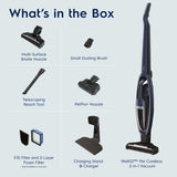 Electrolux WellQ7 Pet Cordless 2-in-1 Stick &amp; Handheld Vacuum with PetPro+ Nozzle, Indigo Blue