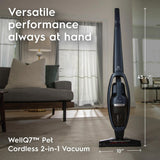 Electrolux WellQ7 Pet Cordless 2-in-1 Stick &amp; Handheld Vacuum with PetPro+ Nozzle, Indigo Blue