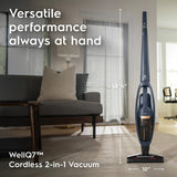 Electrolux WellQ7 Cordless 2-in-1 Stick &amp; Handheld Vacuum, 50-Min Runtime, Denim Blue