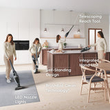 Electrolux WellQ7 Cordless 2-in-1 Stick &amp; Handheld Vacuum, 50-Min Runtime, Granite Grey