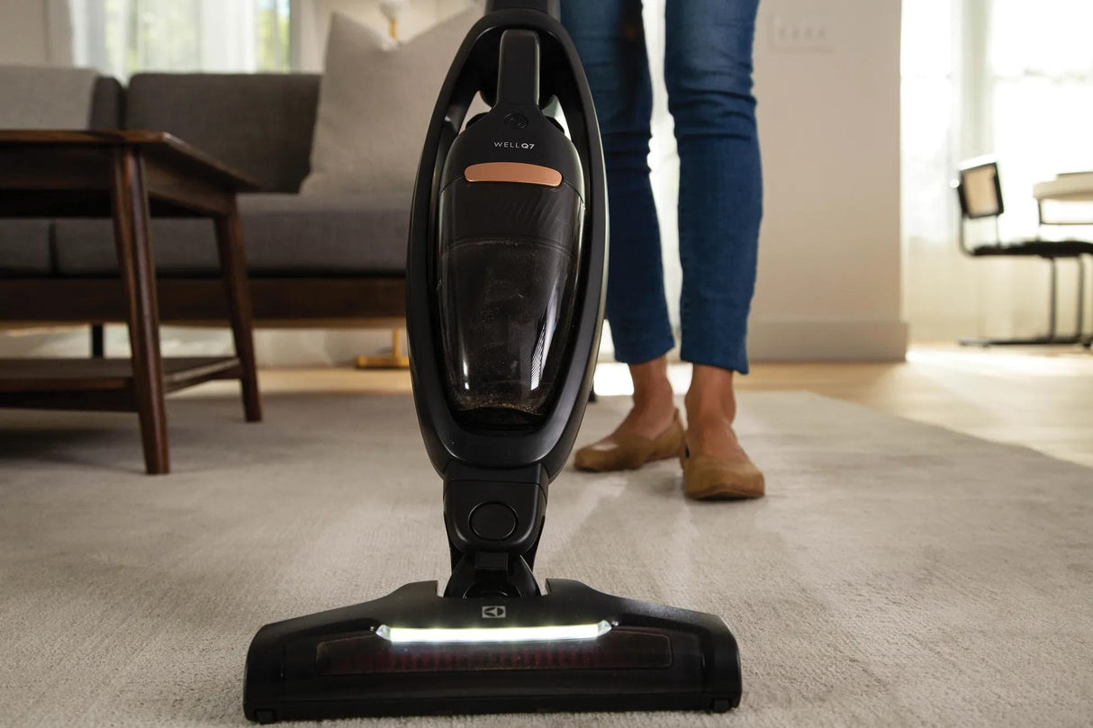 Electrolux WellQ7 Cordless 2-in-1 Stick &amp; Handheld Vacuum, 50-Min Runtime, Granite Grey