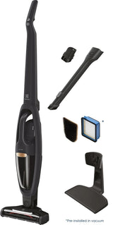 Electrolux WellQ7 Cordless 2-in-1 Stick &amp; Handheld Vacuum, 50-Min Runtime, Granite Grey