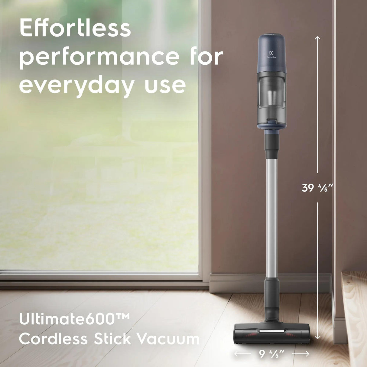 Electrolux Ultimate600 Cordless 2-in-1 Stick &amp; Handheld Vacuum with PowerPro Nozzle, 50-Min Runtime, Denim Blue