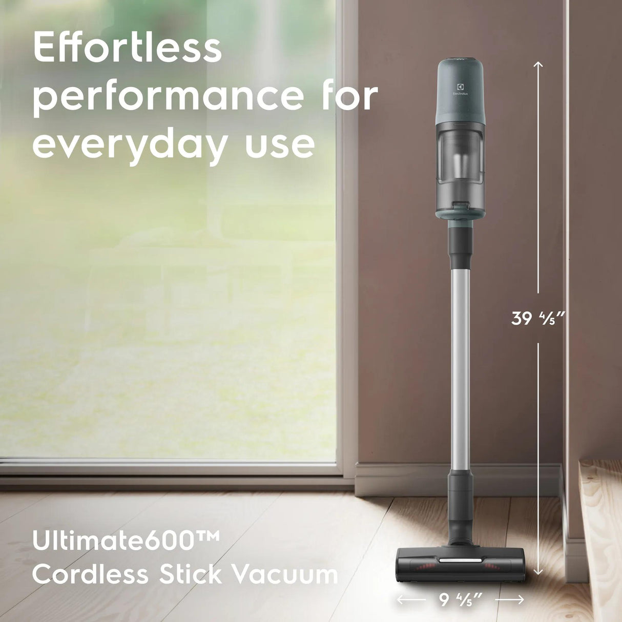 Electrolux Ultimate600 Cordless 2-in-1 Stick &amp; Handheld Vacuum with PowerPro Nozzle, 50-Min Runtime, Ocean Green
