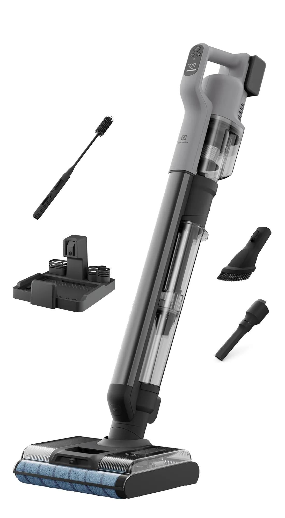Electrolux 2-in-1 Cordless Wet &amp; Dry Vacuum with Self-Clean &amp; LED Display, Urban Grey