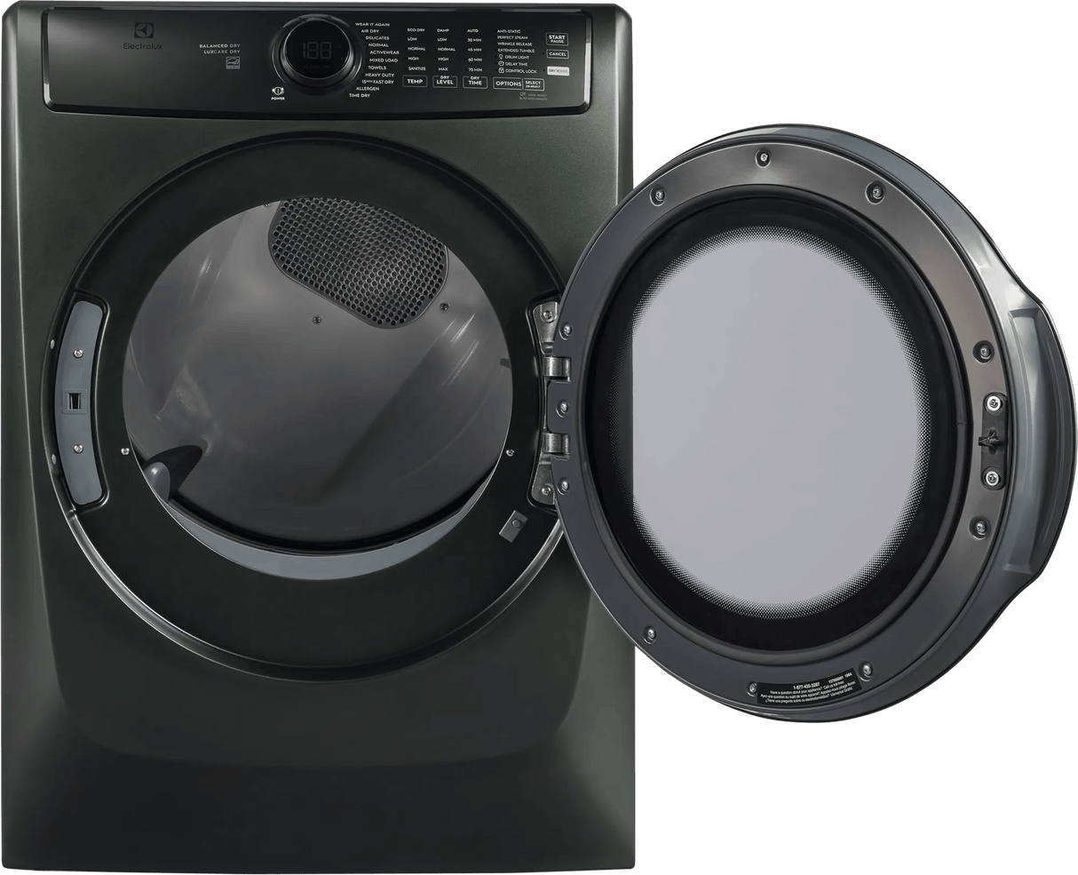 Electrolux 700 Series 8.0 Cu. Ft. Front Load Perfect Steam Electric Dryer with Balanced Dry & Instant Refresh – Alpine