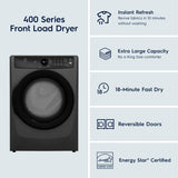 Electrolux 400 Series 8.0 Cu. Ft. Front Load Perfect Steam Electric Dryer with Instant Refresh – Titanium