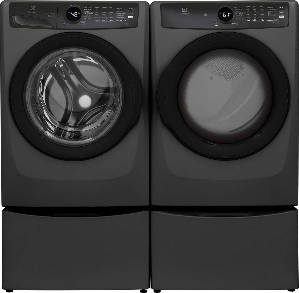 Electrolux 400 Series 4.5 Cu. Ft. Front Load Washer with LuxCare Wash &amp; Perfect Steam, Titanium