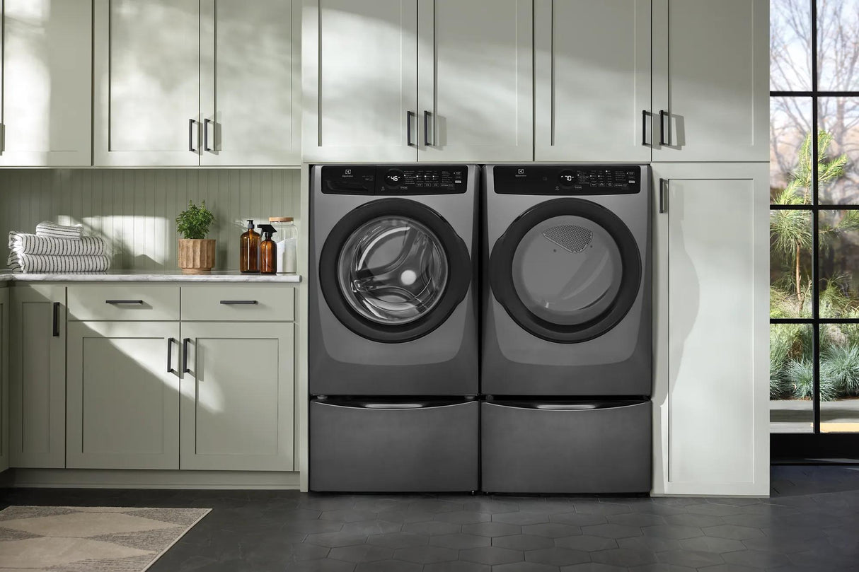 Electrolux 400 Series 4.5 Cu. Ft. Front Load Washer with LuxCare Wash &amp; Perfect Steam, Titanium