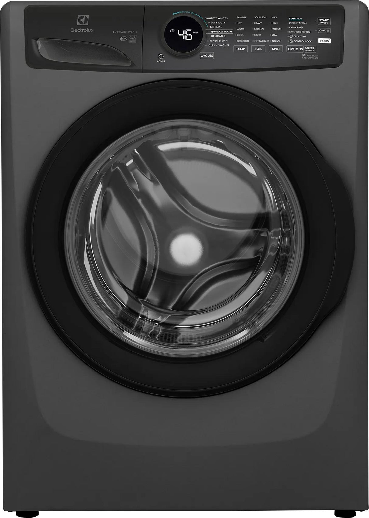 Electrolux 400 Series 4.5 Cu. Ft. Front Load Washer with LuxCare Wash &amp; Perfect Steam, Titanium