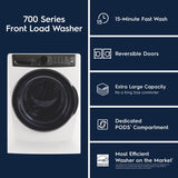 700 Series Front Load Washer with Smartboost®, designed for cold water efficiency - 4.5 Cu. Ft. - (ELFW7738MW) -