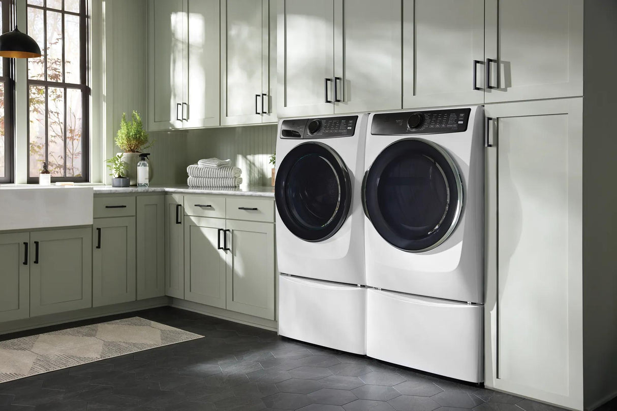 Electrolux 700 Series 8.0 Cu. Ft. Front Load Electric Dryer with Perfect Steam, Balanced Dry &amp; Instant Refresh, Matte White