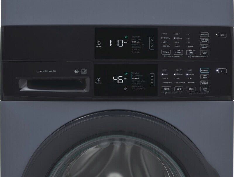 300 Series Laundry Tower Single Unit Washer & Electric Dryer - (ELTE7300AD) -