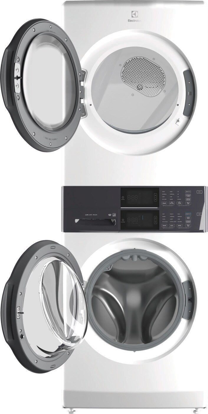 Electrolux Laundry Tower(TM) Single Unit Front Load 4.4 Cu. Ft. Washer & 8 Cu. Ft. Gas Dryer - (ELTG7300AW) - ELECTROLUX