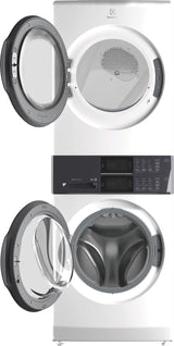 Electrolux Laundry Tower(TM) Single Unit Front Load 4.4 Cu. Ft. Washer & 8 Cu. Ft. Gas Dryer - (ELTG7300AW) - ELECTROLUX
