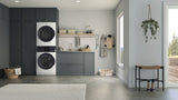Electrolux Laundry Tower(TM) Single Unit Front Load 4.4 Cu. Ft. Washer & 8 Cu. Ft. Gas Dryer - (ELTG7300AW) - ELECTROLUX