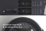 Electrolux Laundry Tower(TM) Single Unit Front Load 4.4 Cu. Ft. Washer & 8 Cu. Ft. Gas Dryer - (ELTG7300AW) - ELECTROLUX