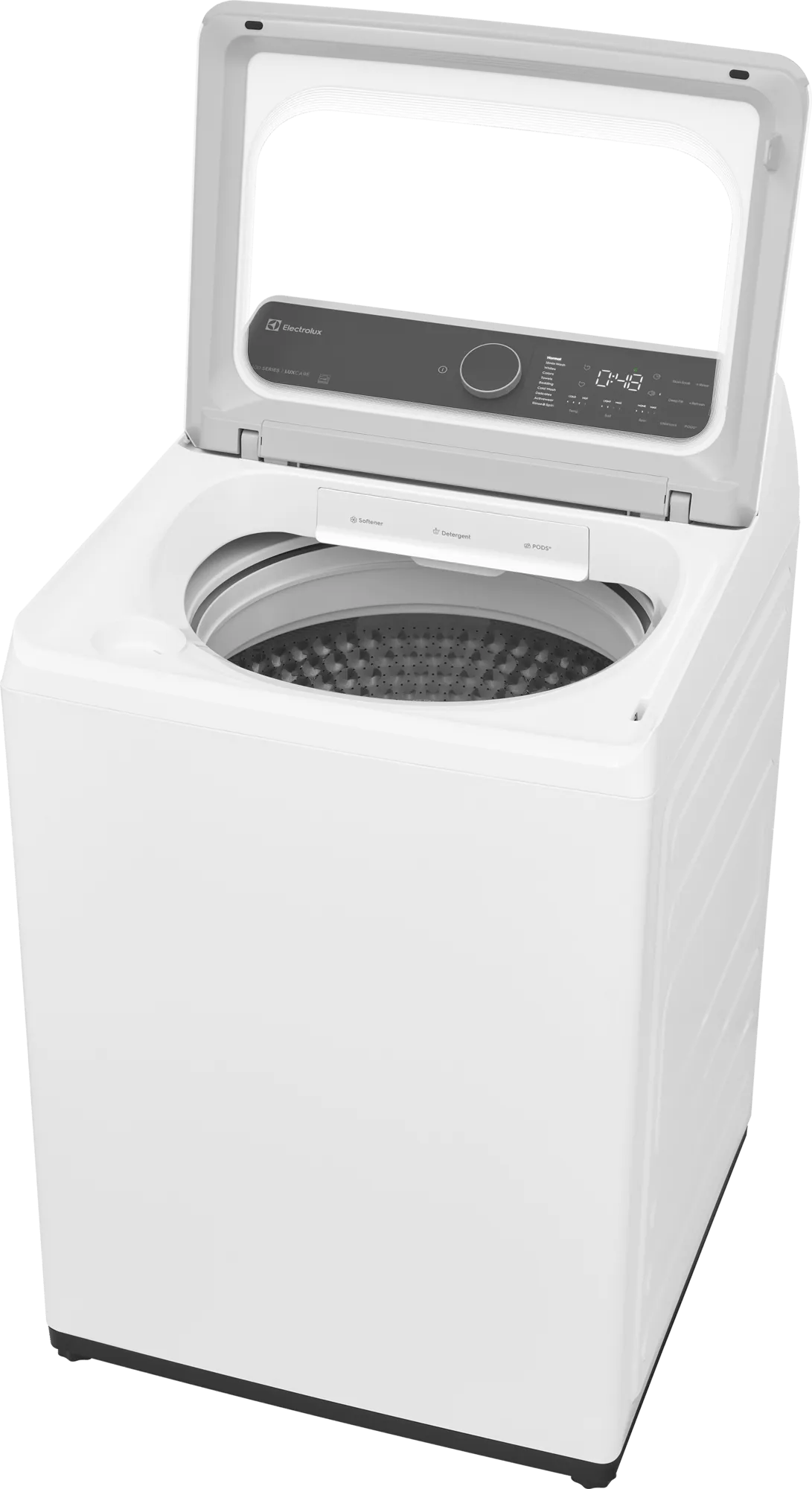 Electrolux ELVW7405AW top load washer - three-quarter view