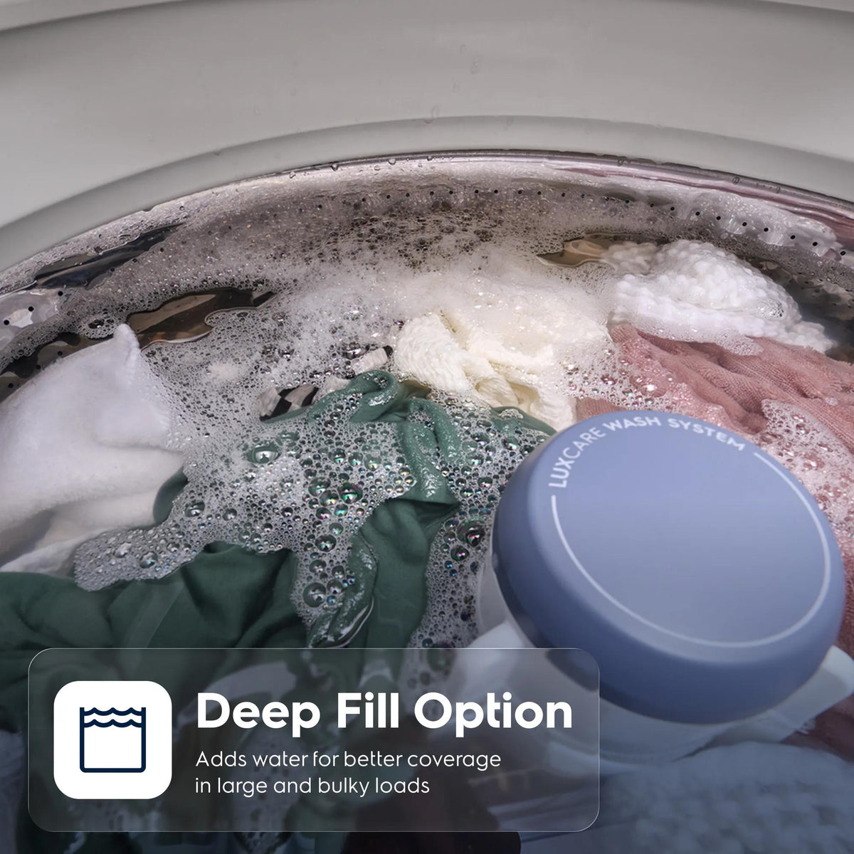 Electrolux ELVW7405AW top load washer - Deep Fill option