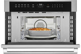 Electrolux 30" Built-In Convection Microwave Oven with Drop-Down Door, 1.6 Cu. Ft., Stainless Steel