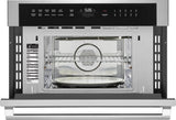 Electrolux 30" Built-In Convection Microwave Oven with Drop-Down Door, 1.6 Cu. Ft., Stainless Steel